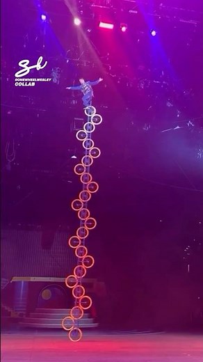 The World's Tallest Bike! 🚲 #circus #stunt #bike