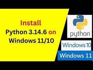 How to Install Python 3.14.6 on Windows 11 & 10 in 5 Minutes! | Complete Beginner's Guide 2026