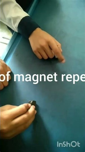 Magnetic force of repulsion activity #scienceexperiment #magnetic #forchildren