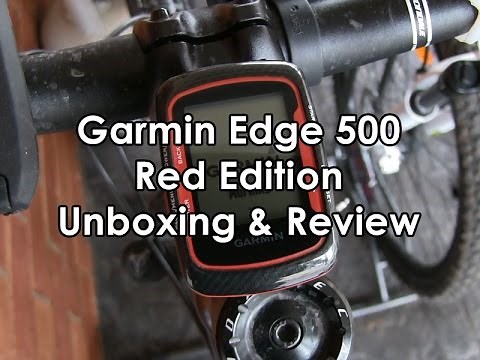 Garmin Edge 500 - Red Edition Unboxing & Review