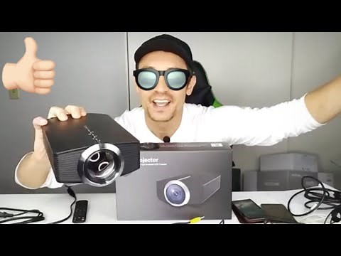 YG500 Mini LED Projector Review & How to : Check What This Can Do!!!