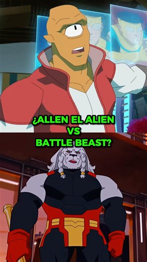 ¿QUIEN GANARIA UN COMBATE ENTRE ALLEN EL ALIEN VS BATTLE BEAST? #shorts