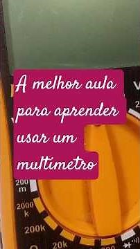 Learn how to use a digital multimeter.