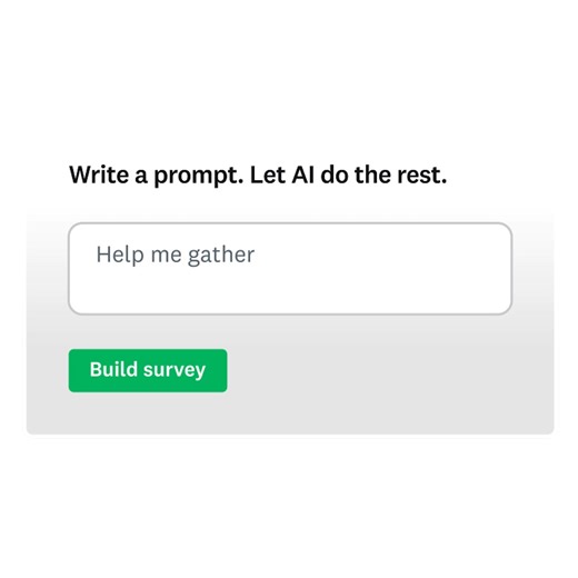 4K views · 88 reactions | Get more time for what matters. Our AI-powered survey builder takes you from survey idea to "ready to send" in under a minute. | SurveyMonkey | Facebook