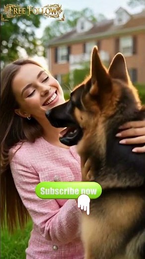 German Shepherd Kisses! 🥰 Woman & Her Best Friend Share Sweet Moments | Dog Love Goals