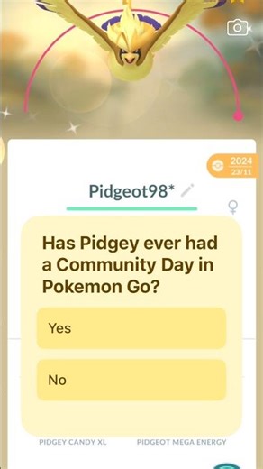 ✨Shiny Pidgey full evolution line in #pokemongo #livingshinydex #pokemon #shiny #pidgey #pidgeot