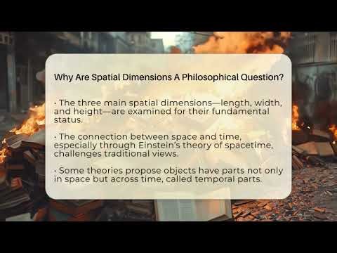 Why Are Spatial Dimensions A Philosophical Question? - Philosophy Beyond