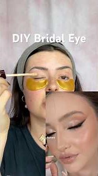 DIY Bridal Eye Makeup Look | an actual in depth makeup tutorial!