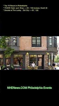 Top 10 Resort in Philadelphiaand\r 1. YOWIE Hotel and Shop — 4.9★ (149 reviews), South St\r 2. Sosuite