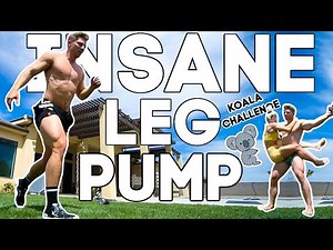 ULTIMATE AT-HOME Leg Challenge // KOALA CHALLENGE Redo