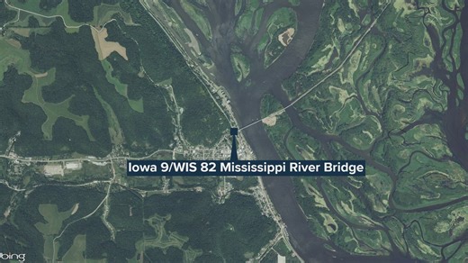 Controlled demolition on Iowa-Wisconsin bridge pushed back due to weather
