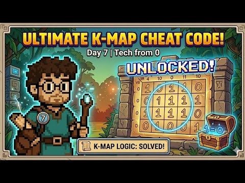 K-Maps for Absolute Beginners | Tech From 0: Day 7