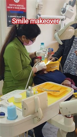 smile makeover# smile designing#front broken tooth# capping in broken tooth#dentalshorts#smileclinic