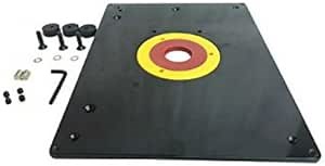 9-Inch Router Table Insert Plate, Fits Infinity Tools RTT-002 & Rousseau 3509, 9" x 12" x 3/8" Inches