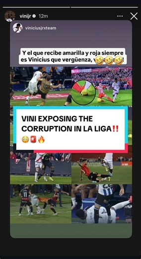 Vini Jr exposing La Liga corruption claim explained