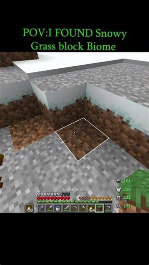 ❄️ POV: I Found the RAREST Snowy Biome in Minecraft?! 😱 (0.0001% Chance)