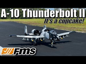 FMS 70mm A‑10 Thunderbolt II V2 EDF Jet with Reflex V2 PNP • 4th of July BONUS VIDEO