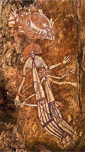 Mysterious Creatures Documented In Ancient Cave Wall Paintings in Australia #ancientart #ancientculture #cavepainting | Unsolved Mysteries & Paranormal Activities