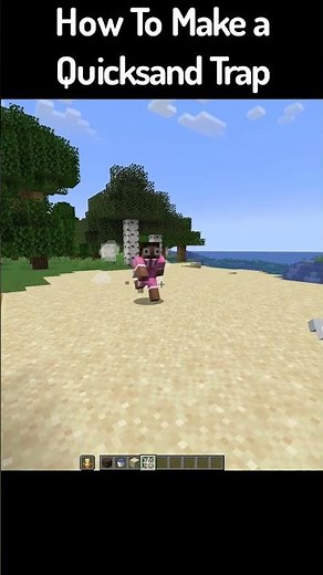 how to make a quicksand trap in minecraft