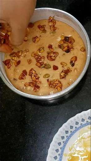 without egg, butter,oil#plum #cake #trending#ytshorts