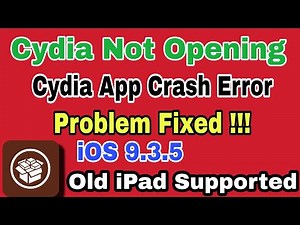 How to fix Cydia not opening error Fix Cydia App Crashing