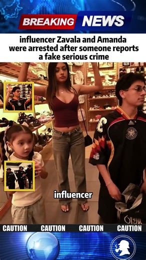 influencer Zavala and Amanda were arrested after someone reports a fake serious crime #zavala #fyp #amanda #breakingnews #livestreaming