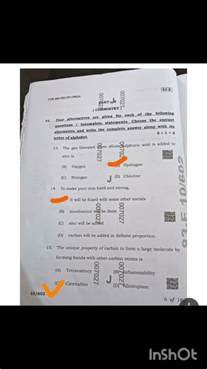 23-3-2026 SCIENCE ENGLISH MEDIUM KARNATAKA BOARD QUESTION PAPER KEY ANSWER # VIRAL SHORTS