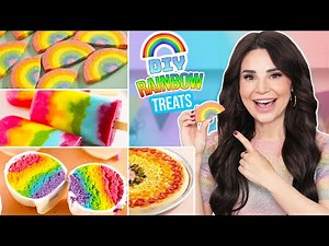 4 DIY RAINBOW TREATS! 🌈