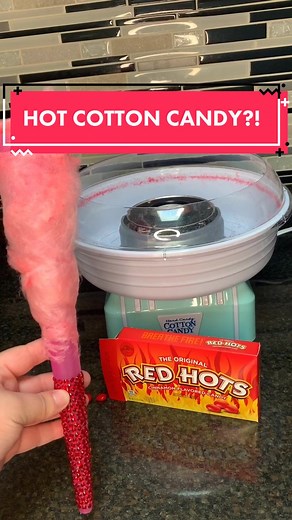 Cotton Candy Creations: Hot Cinnamon Red Hots Flavor