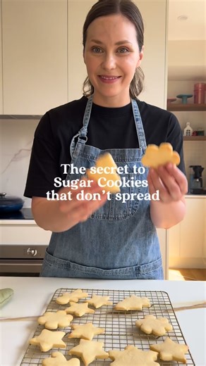 …IS COLD BUTTER ❤️ My easy Sugar Cookie recipe starts with cold butter and it means you can roll this dough straight away (no chilling) 👏🏻 You can cut out any shapes you like and bake them immediately. It’s a great one for the kids because there’s no waiting around. Plus they’re wonderfully buttery! 🤤 Find the easy recipe on Sweetest Menu or comment RECIPE and I’ll send it to you now! ❤️🎄 https://www.sweetestmenu.com/sugar-cookies/ | Sweetest Menu