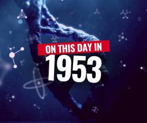 溺 DNA's Double Helix: Decoding Life's Blueprint! On this day in...