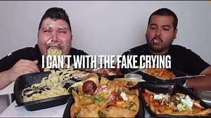 Nikocado Avocado and Orlin throwing food at each other for 6 minutes straight