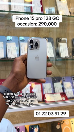 Troc et livraison possible 160,000 sur ton 13 simple 130,000 sur ton 13 pro 70,000 sur ton 14 pro Nb: écran changé mais écran iCloud DJAZZ #viral #côtedivoire🇨🇮225 #vue