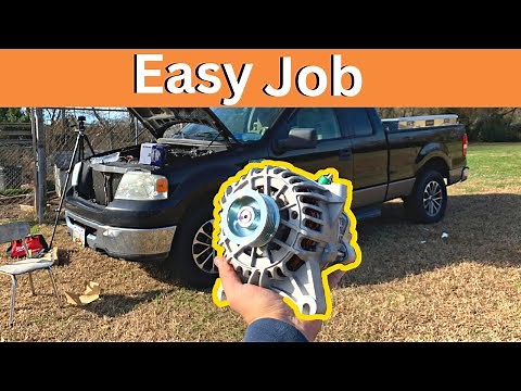Alternator Replacement on 2006 Ford F-150 (5.4L V8 Engine) Easy and Simple Repair
