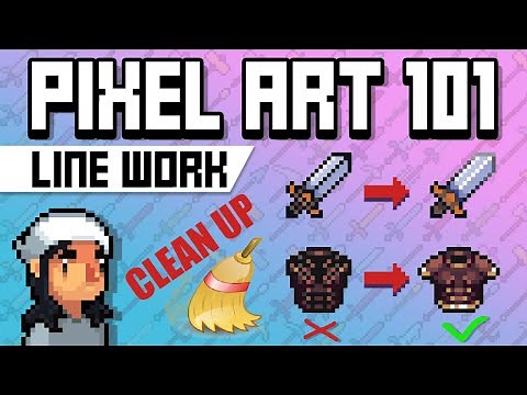 Pixel Art 101: Clean Up Line Work