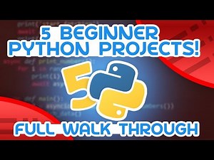 Building 5 Fun Python Beginner Projects! | Python for Beginner | Tech with Tim