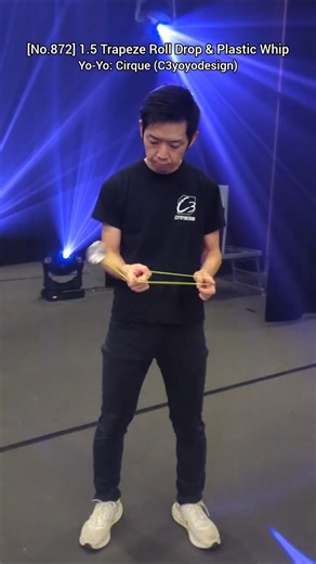 [No.872]🪀Today's Yo-Yo Trick & Tutorial: 1.5 Trapeze Roll Drop & Plastic Whip #yoyo #yoyotricks