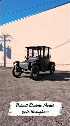 The Electric Revolution: A Journey Through the 1916 Detroit Electric Model 54A Brougham