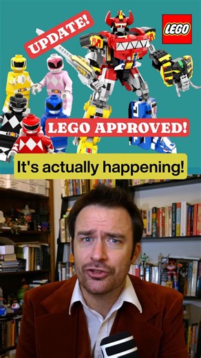 The Layman on Instagram: "UPDATE LEGO Approved The Power Rangers Megazord! That’s right, IT’S ACTUALLY HAPPENING! The LEGO Ideas Mighty Morphin Power Rangers Megazord has officially been approved by LEGO! This 1,225-piece set stands 14 inches (35.6 cm) tall and can separate into all five original Zords: Mastodon, Pterodactyl, Triceratops, Saber-tooth Tiger, and Tyrannosaurus, each with posable limbs and authentic TV-style detailing. Combine them to form the legendary Megazord, complete with mova