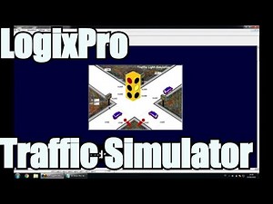 LogixPro Traffic Simulator 2 - Traffic Simulation - Semaforo PLC