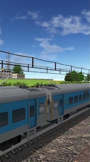 SHATABDI EXPRESS CROSSING ERNAKULAM EXPRESS | INDIAN TRAIN SIM 2026 #shorts