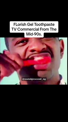 Flourish Gel Toothpaste TV Commercial From The Mid-90s