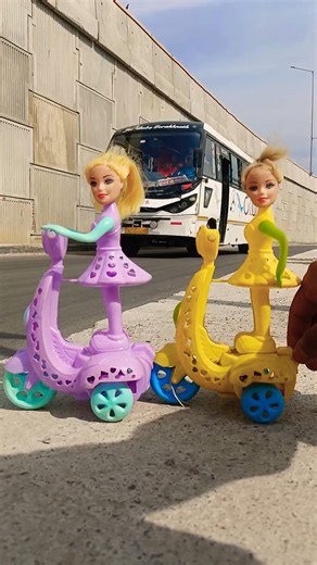 Remote Control Scooty Girl And Monkey Scooter Unboxing And Testing Short ||