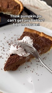 Chocolate Pumpkin Pie | Plant-Based on a Budget