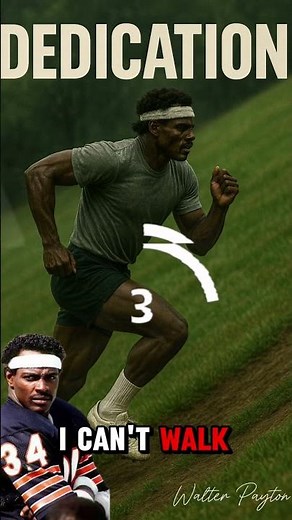 “Walter Payton’s Relentless Training | DEDICATION to Greatness | NFL Legend Hill Workouts”