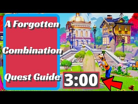 A Forgotten Combination Quest Guide In Disney Dreamlight Valley