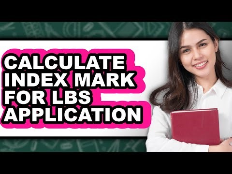 How to Calculate Index Mark for Lbs Application - Step by Step