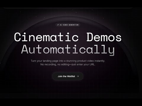 ClickCast - Turn your website into a cinematic demo video
