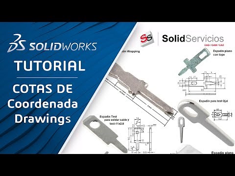 SOLIDWORKS TUTORIAL ➤ Cotas de Coordenada | Drawings