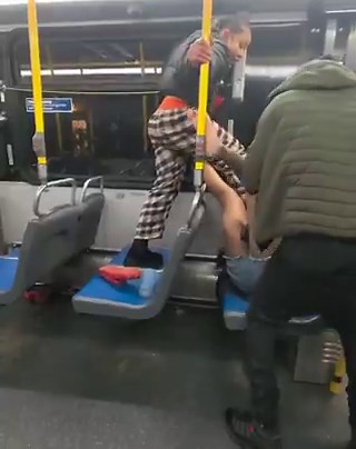 Meanwhile on an MTA bus in NYC…